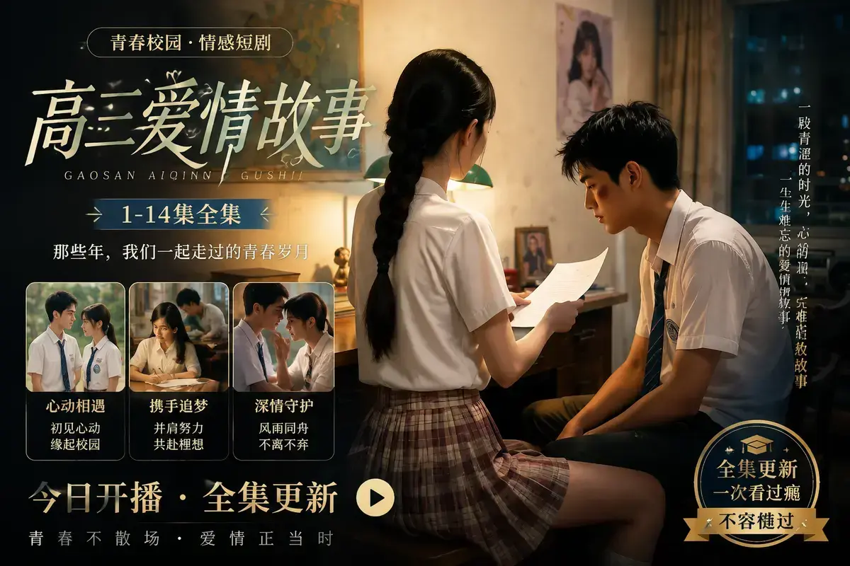 《AI 短剧高三爱情故事》高清完整版在线观看 - 中字无删减全集资源 - 网盘流畅播放